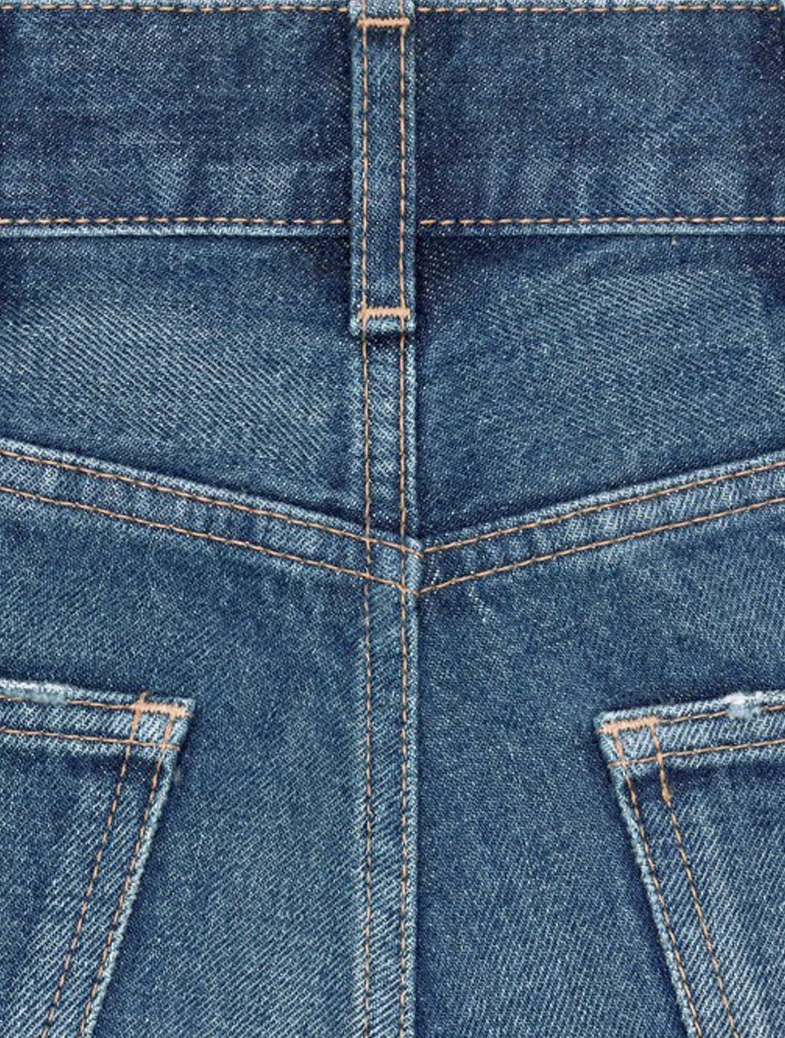 Celine tess jeans in dark union wash denim Size 29" - 3 Thumbnail