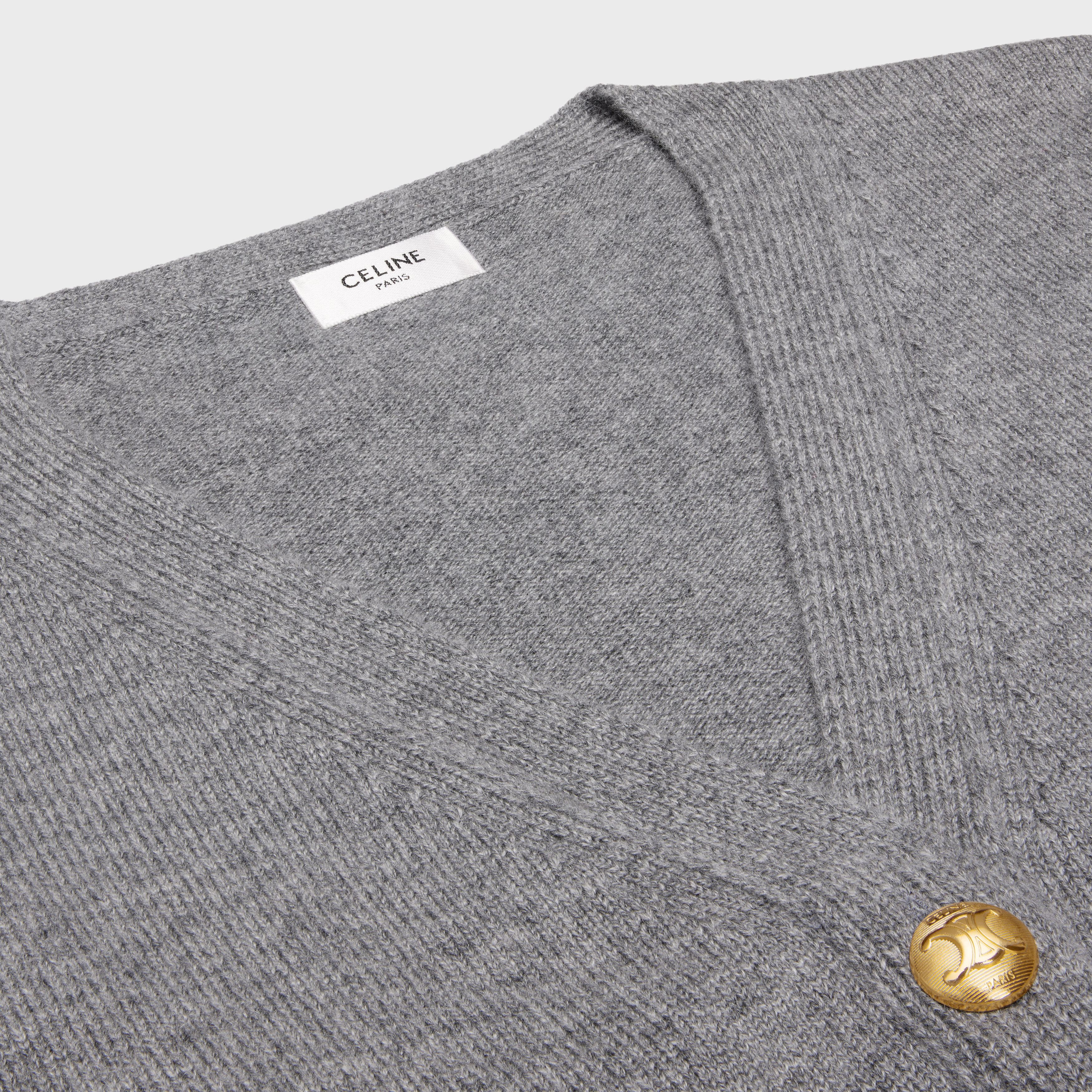 Celine cardigan with gourmettes in heritage cashmere Size L / US 10 / IT 46 - 6 Thumbnail