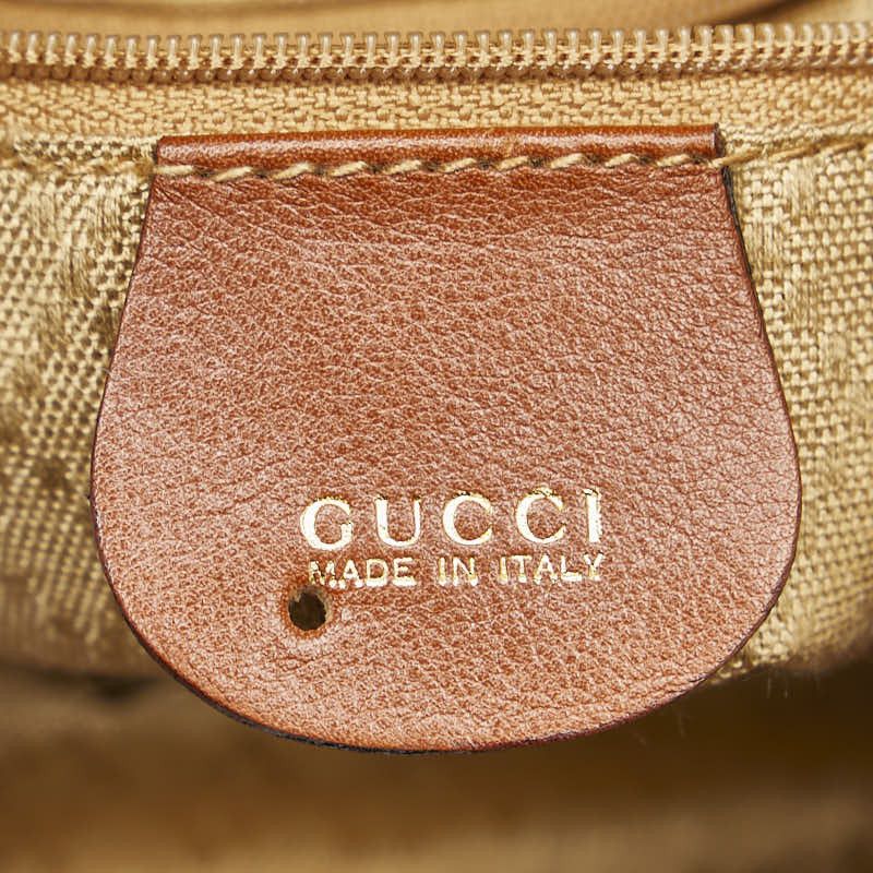Gucci Gucci Gucci Bamboo Leather Backpack Leather Backpack 003 1705 0030 Size ONE SIZE - 10 Thumbnail