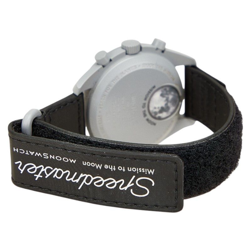 Omega Omega Omega Speedmaster MoonSwatch Mission to the Moon Ceramic Ceramic Quartz S033M100 Size ONE SIZE - 3 Thumbnail