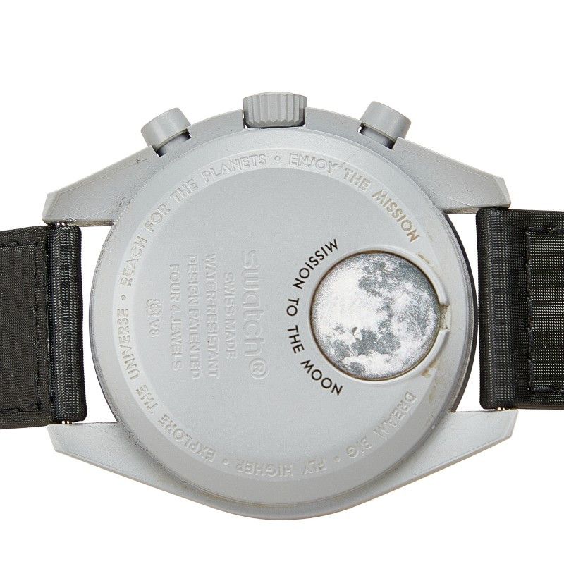 Omega Omega Omega Speedmaster MoonSwatch Mission to the Moon Ceramic Ceramic Quartz S033M100 Size ONE SIZE - 4 Thumbnail
