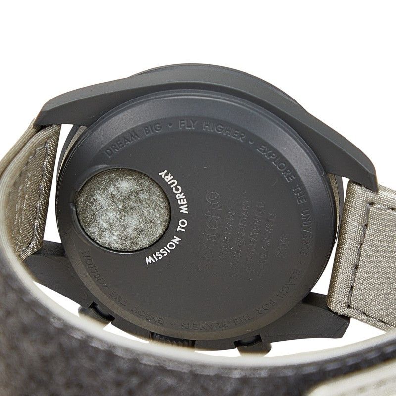 Omega Omega Omega Speedmaster MoonSwatch MISSION TO MERCURY Ceramic Ceramic Quartz SO33A100 Size ONE SIZE - 4 Thumbnail