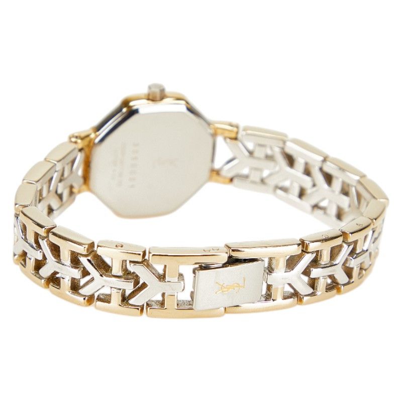 Yves Saint Laurent Yves Saint Laurent Yves Saint Laurent Octagon Base Metal Watch Metal Quartz 2200 241762 DUTY FREE for USA Size ONE SIZE - 3 Thumbnail