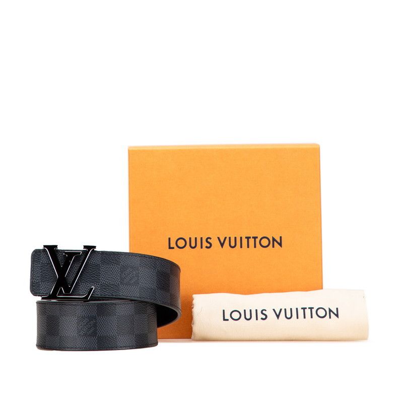 Louis Vuitton Louis Vuitton Louis Vuitton Sangle LV Initiales Damier Belt Canvas Belt M0213 DUTY FREE for USA Size ONE SIZE - 7 Thumbnail