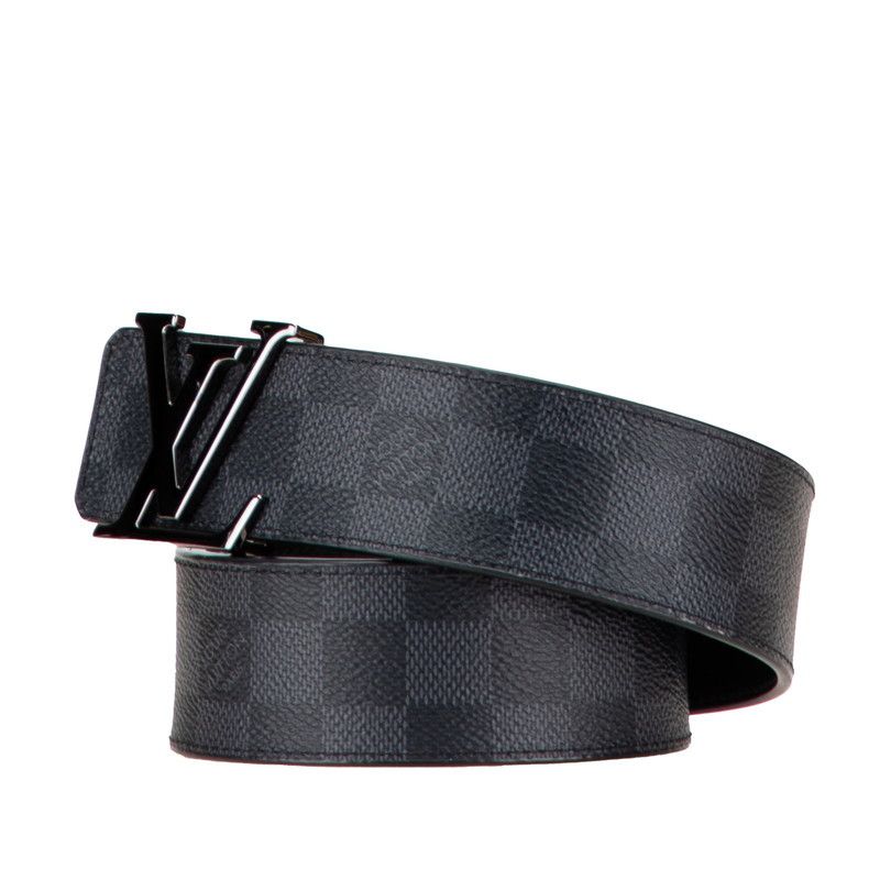 Louis Vuitton Louis Vuitton Louis Vuitton Sangle LV Initiales Damier Belt Canvas Belt M0213 DUTY FREE for USA Size ONE SIZE - 2 Thumbnail