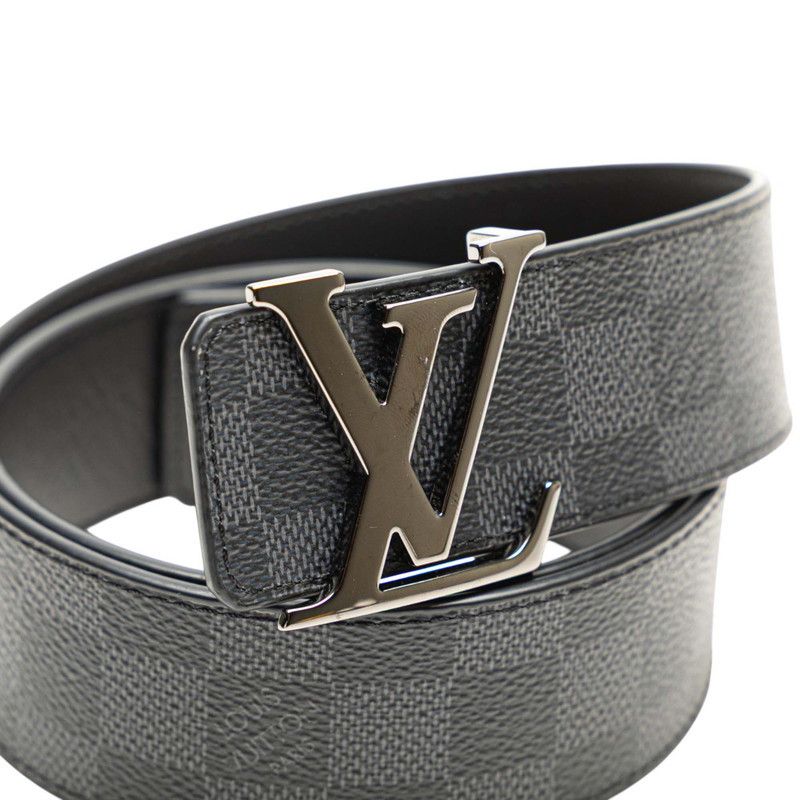 Louis Vuitton Louis Vuitton Louis Vuitton Sangle LV Initiales Damier Belt Canvas Belt M0213 DUTY FREE for USA Size ONE SIZE - 4 Thumbnail