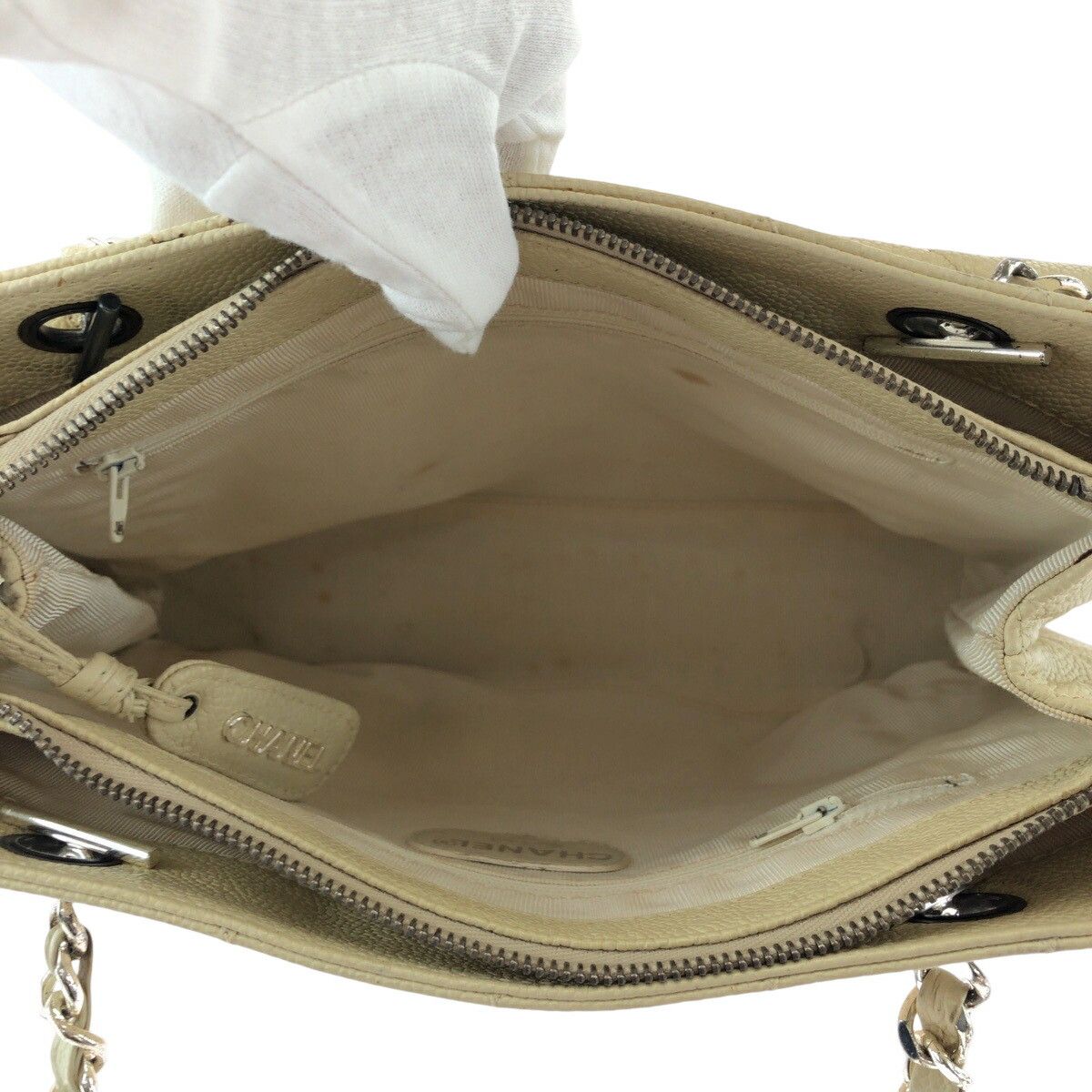 Chanel Chanel Chanel Coco Mark Matelassé Caviar Skin Chain Shoulder Bag Leather Shoulder Bag DUTY FREE for USA Size ONE SIZE - 9 Thumbnail