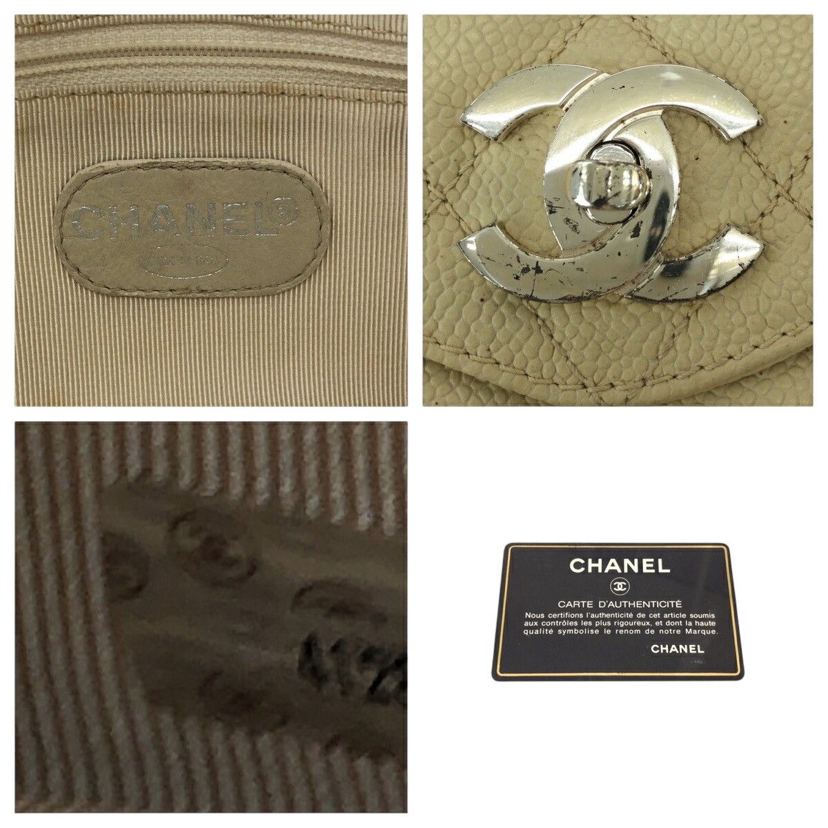 Chanel Chanel Chanel Coco Mark Matelassé Caviar Skin Chain Shoulder Bag Leather Shoulder Bag DUTY FREE for USA Size ONE SIZE - 4 Thumbnail