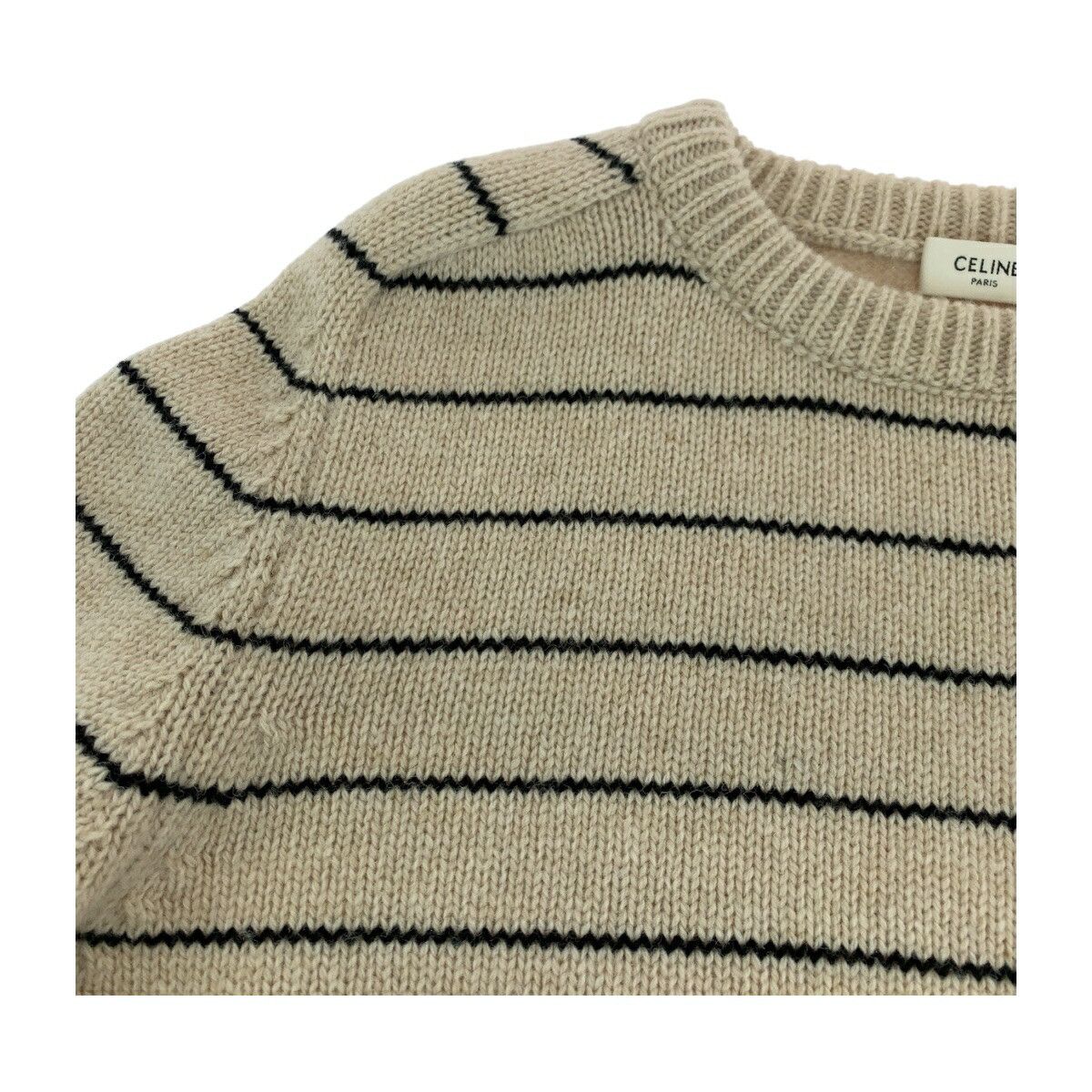 Celine Celine Celine Triomphe Embroidery Wool Knit Others Tops 2AE4F896T DUTY FREE for USA Size ONE SIZE - 8 Thumbnail