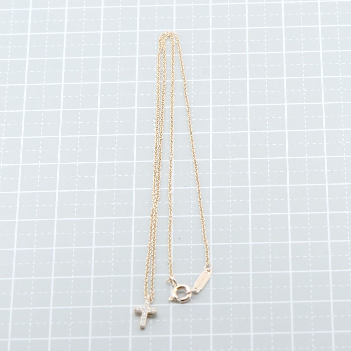 Tiffany & Co. Tiffany & Co. Tiffany Metro Cross Au750 Necklace Crocodile skin Necklace DUTY FREE for USA Size ONE SIZE - 6 Thumbnail