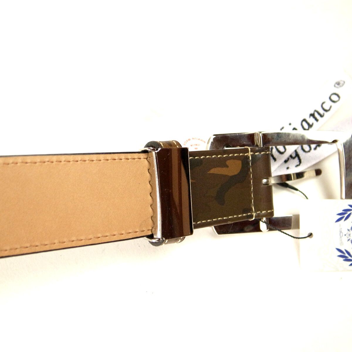 Other Other Orobianco Leather Belt Leather Belt 811014 DUTY FREE for USA Size ONE SIZE - 3 Thumbnail