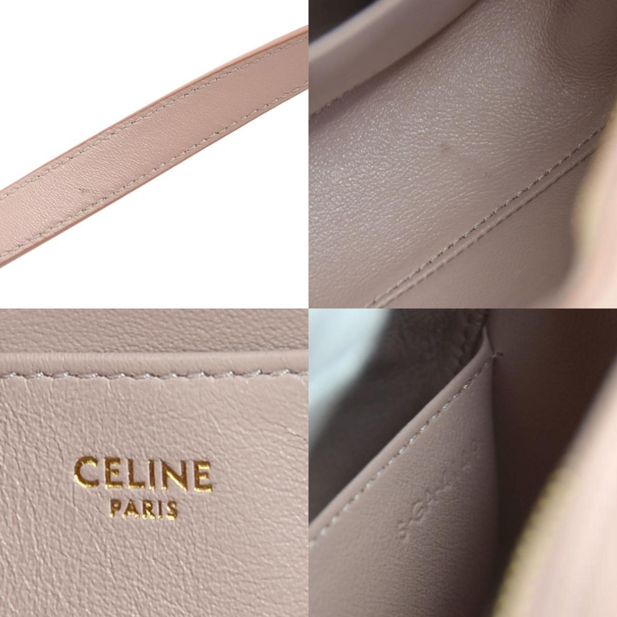 Celine Celine Shoulder Bag, Leather, Pink, Women's, 90167a Size ONE SIZE - 5 Thumbnail