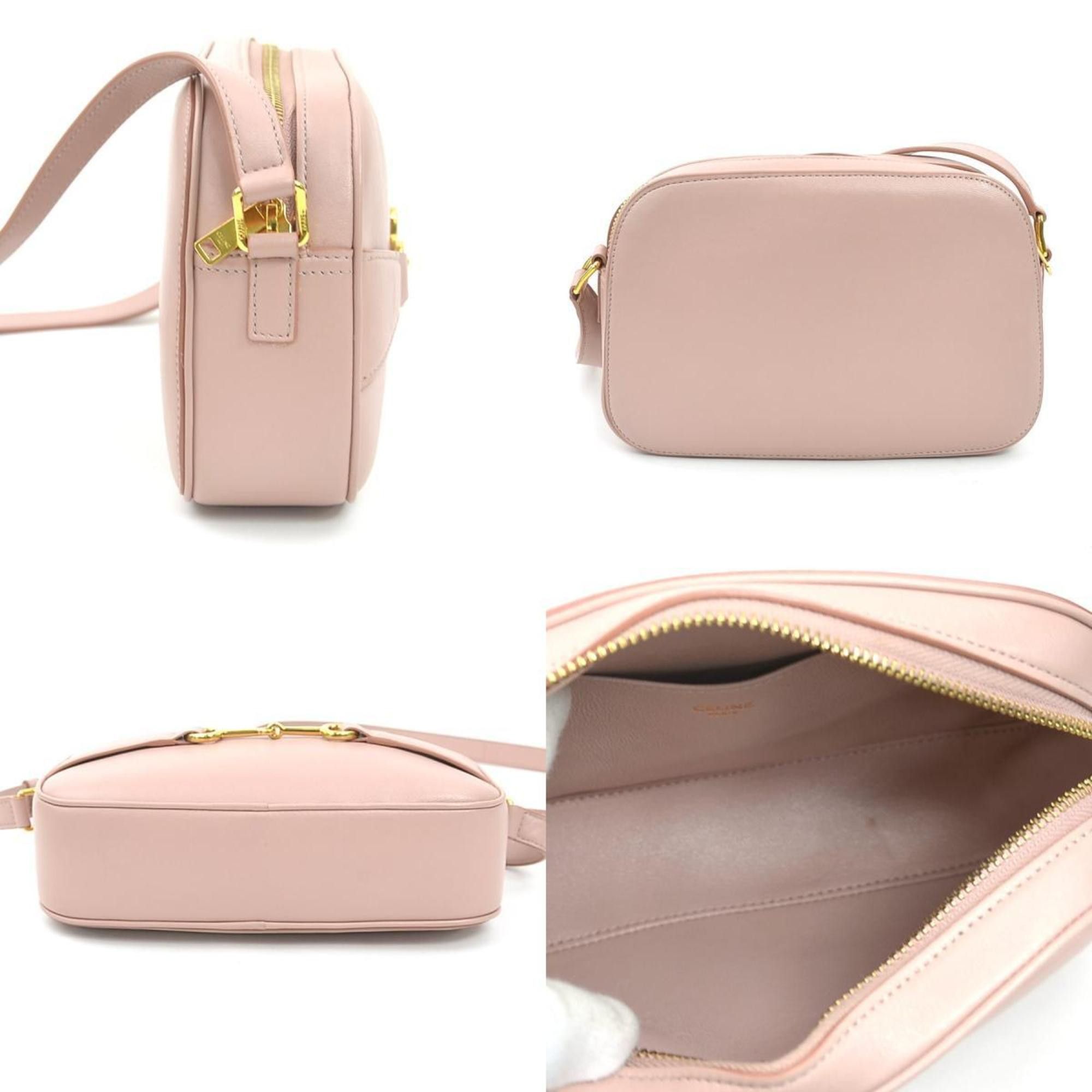 Celine Celine Shoulder Bag, Leather, Pink, Women's, 90167a Size ONE SIZE - 2 Thumbnail