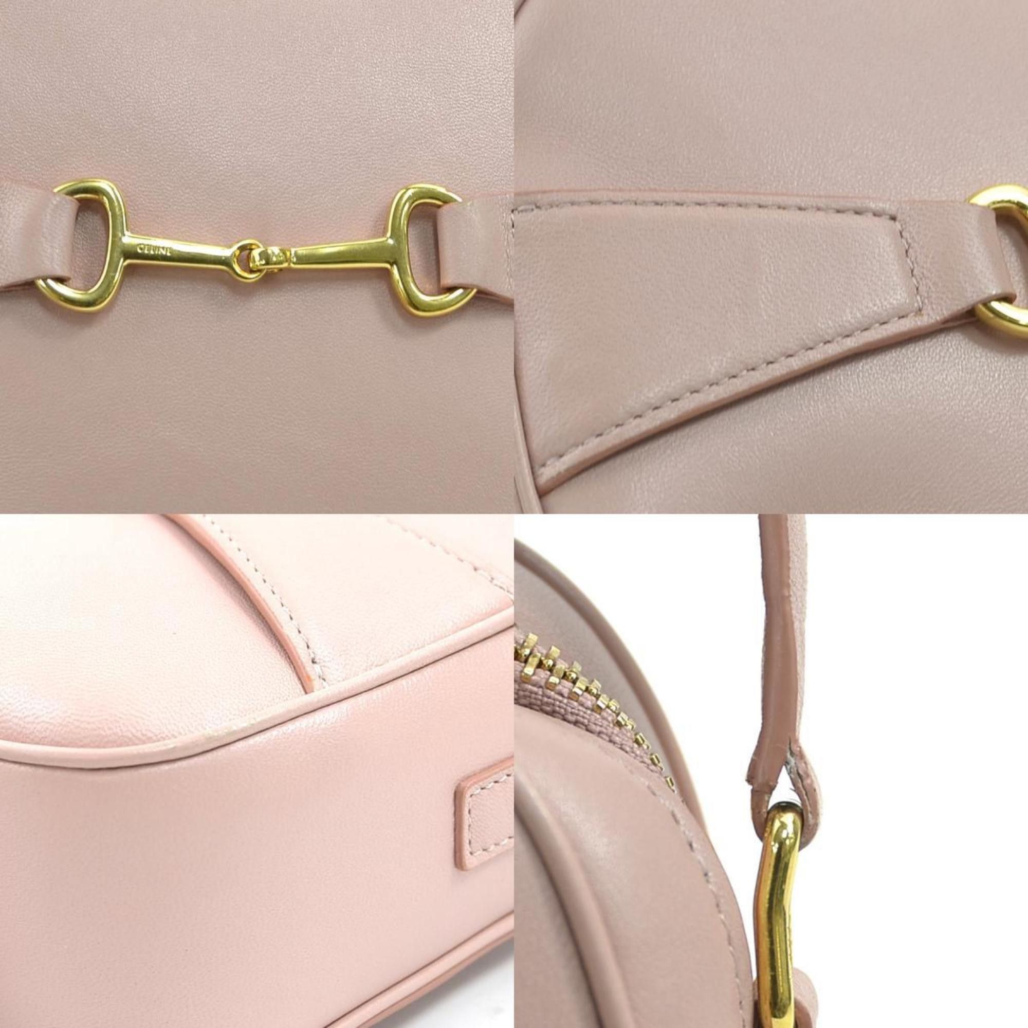 Celine Celine Shoulder Bag, Leather, Pink, Women's, 90167a Size ONE SIZE - 4 Thumbnail