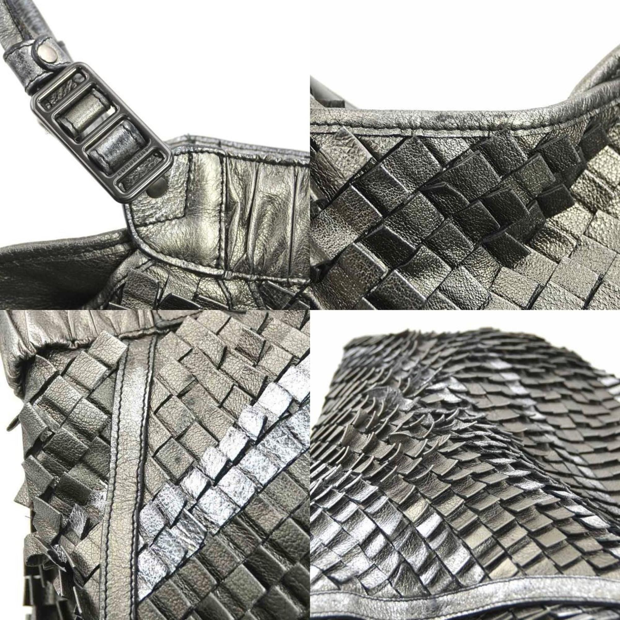 Burberry Burberry Men's Metallic Grey Leather Shoulder Bag (h31402a) Size ONE SIZE - 4 Thumbnail