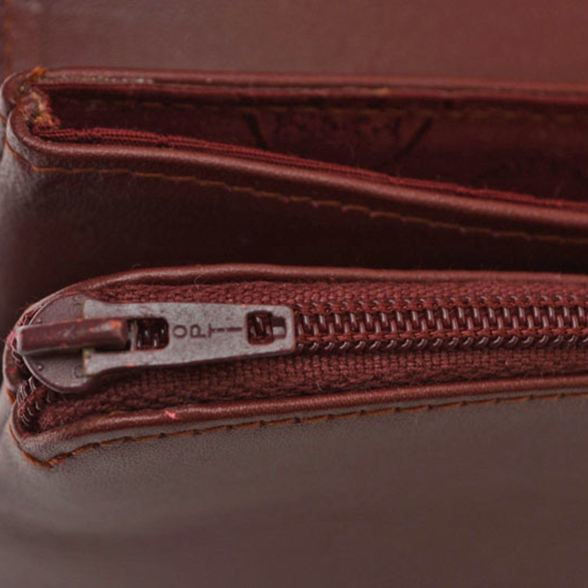 Cartier Cartier Must de Wallet/Mini Pouch Bordeaux L3000038 Size ONE SIZE - 9 Thumbnail