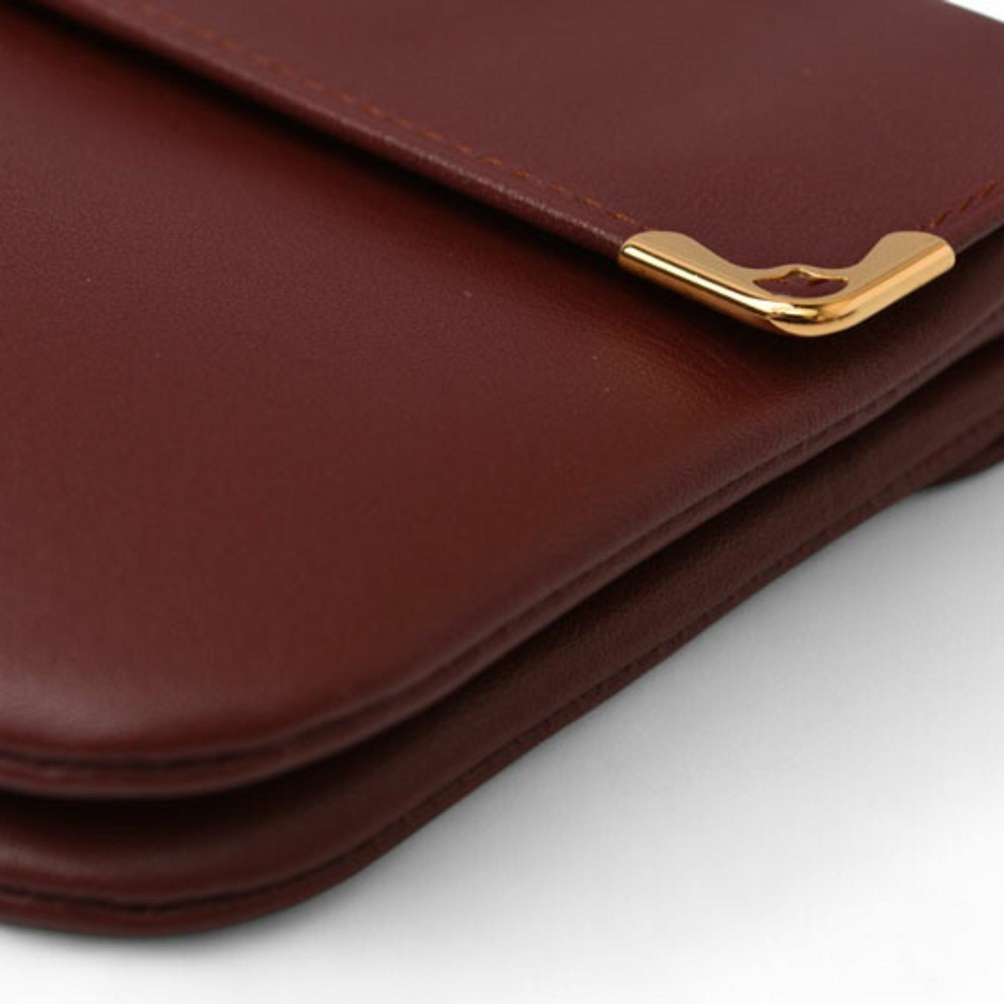 Cartier Cartier Must de Wallet/Mini Pouch Bordeaux L3000038 Size ONE SIZE - 7 Thumbnail