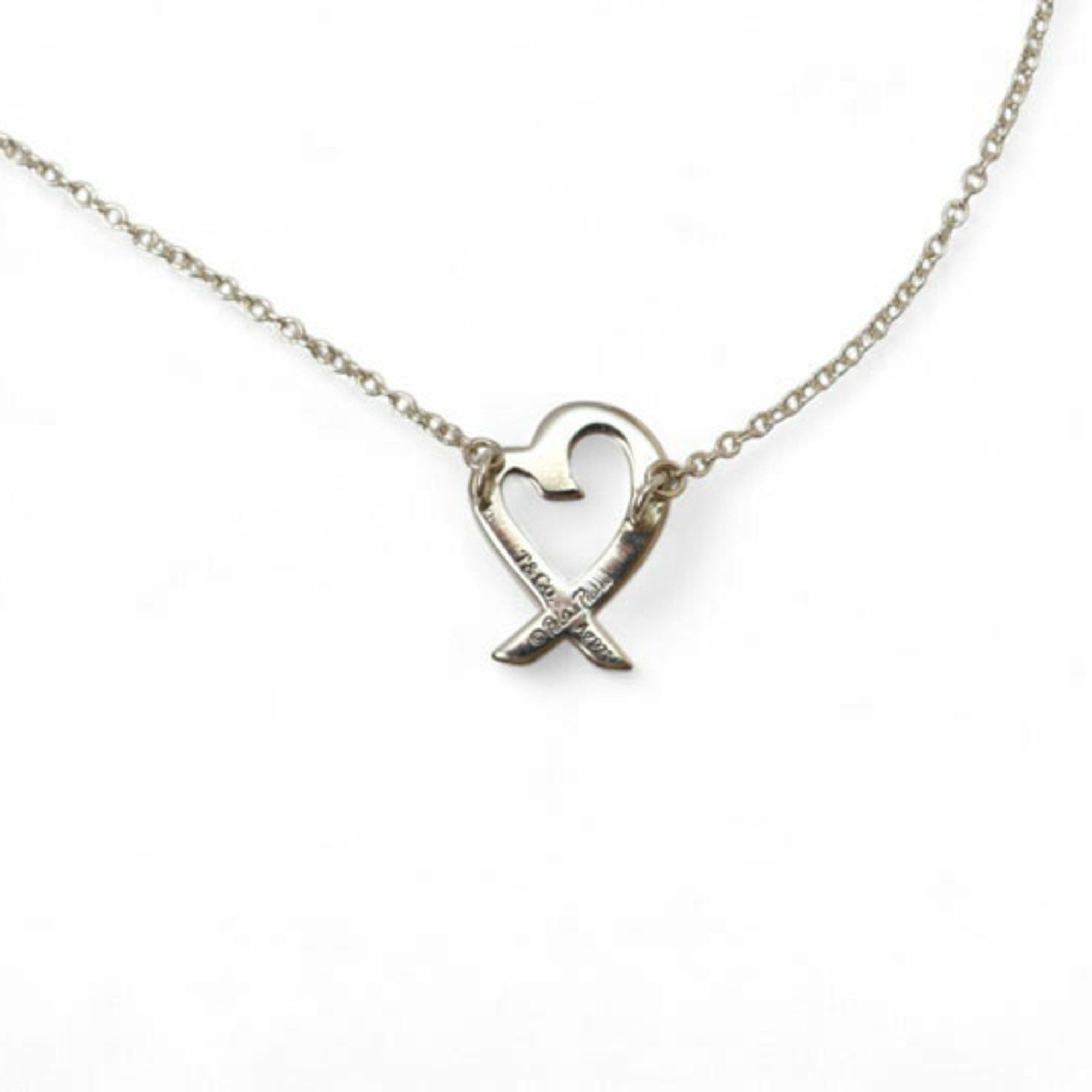 Tiffany & Co. Tiffany & Co. Paloma Picasso Loving Heart Pendant in Sterling Silver (SV925) Size ONE SIZE - 6 Thumbnail