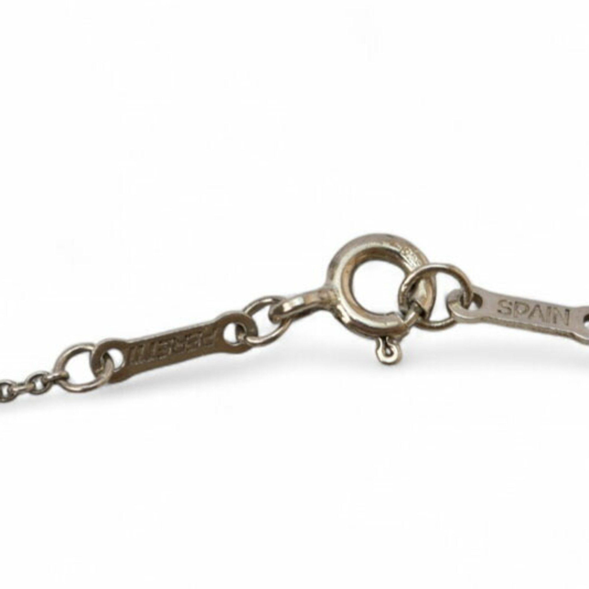 Tiffany & Co. Tiffany & Co. Elsa Peretti Silver Necklace/Pendant, Heart Motif, 1.5cm Wide Size ONE SIZE - 4 Thumbnail