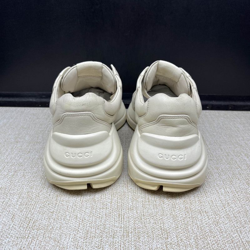 Gucci Gucci Rhyton Low-Top Logo Sneakers for Men 0079 Size US 6.5 / EU 39-40 - 3 Thumbnail