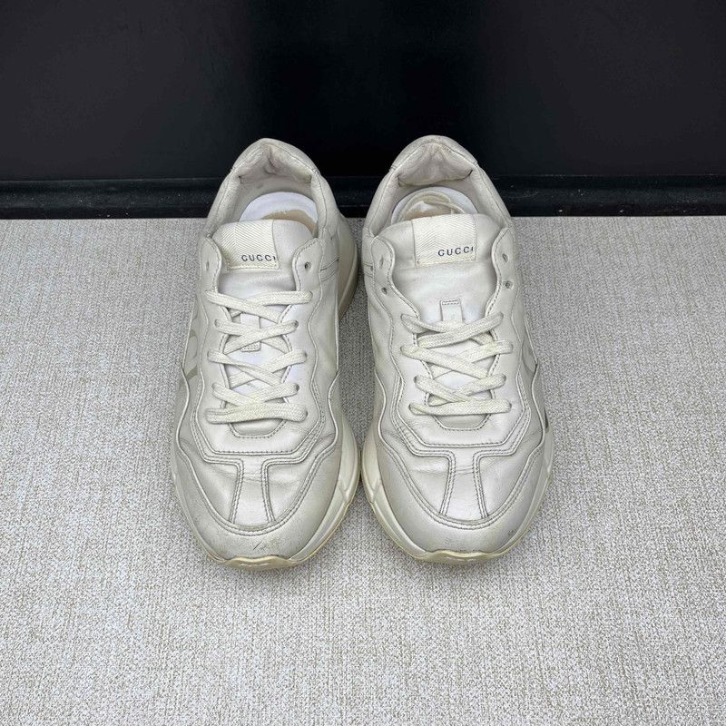 Gucci Gucci Rhyton Low-Top Logo Sneakers for Men 0079 Size US 6.5 / EU 39-40 - 7 Thumbnail