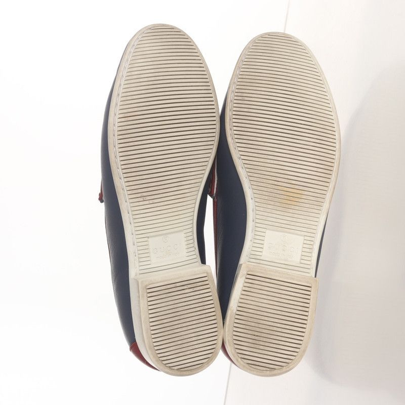 Gucci Gucci Round Toe Metal Buckle Loafers 0079 Size US 5 / EU 37 - 4 Thumbnail