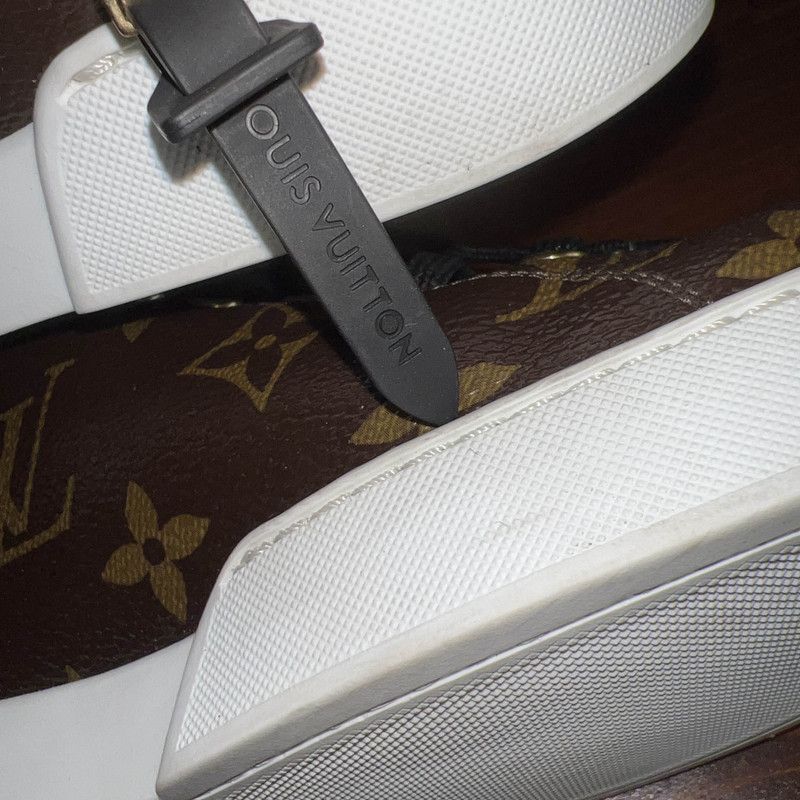 Louis Vuitton Louis Vuitton Casual Leather High-Top Sneakers 0079 Size US 6.5 / EU 39-40 - 6 Thumbnail
