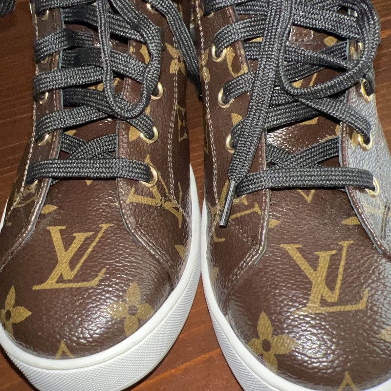 Louis Vuitton Louis Vuitton Casual Leather High-Top Sneakers 0079 Size US 6.5 / EU 39-40 - 8 Thumbnail