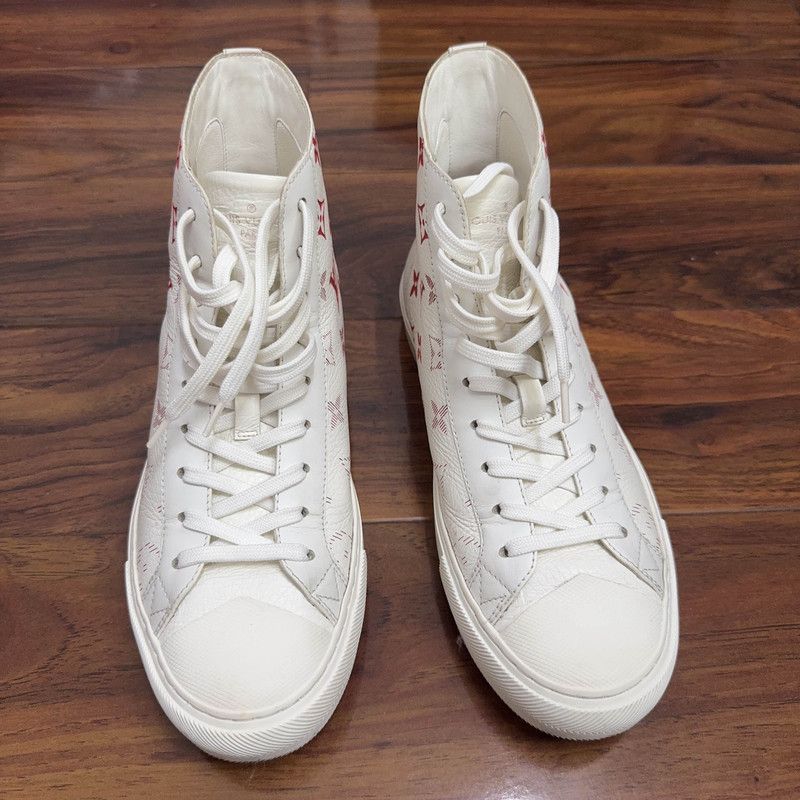 Louis Vuitton Louis Vuitton Tattoo Monogram High-Top Sneakers 0079 Size US 6.5 / EU 39-40 - 2 Thumbnail