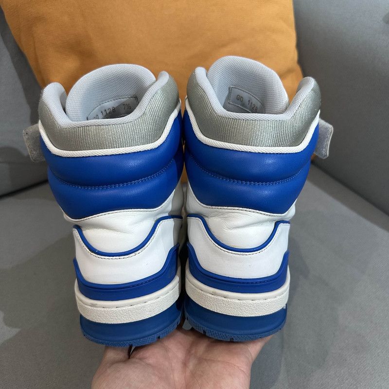 Louis Vuitton Louis Vuitton Trainer Stylish Sneakers in Blue and White 0079 Size US 8.5 / EU 41-42 - 3 Thumbnail