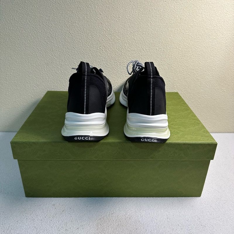 Gucci Gucci Run Low-Top Casual Sneakers for Men 0079 Size US 10 / EU 43 - 3 Thumbnail