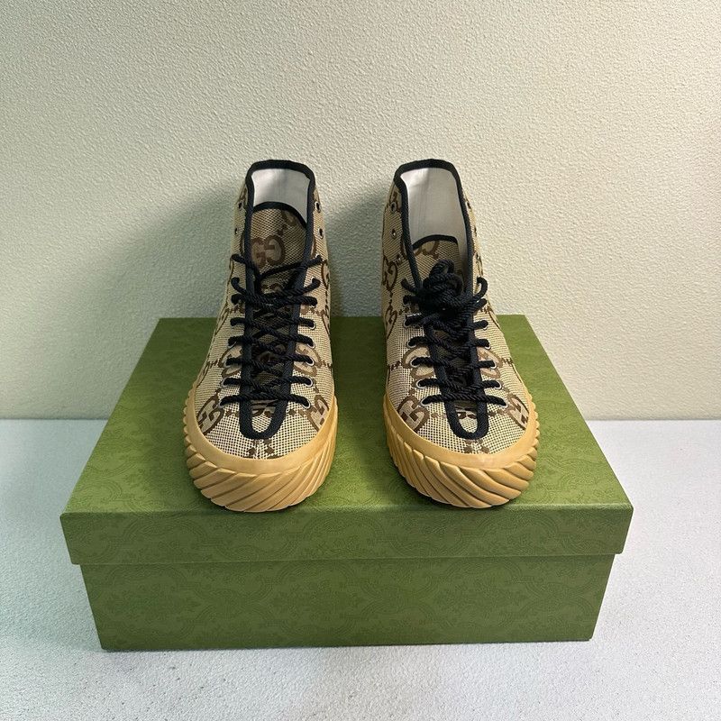 Gucci Gucci GG Series High-Top Fashion Sneakers 0079 Size US 13 / EU 46 - 2 Thumbnail