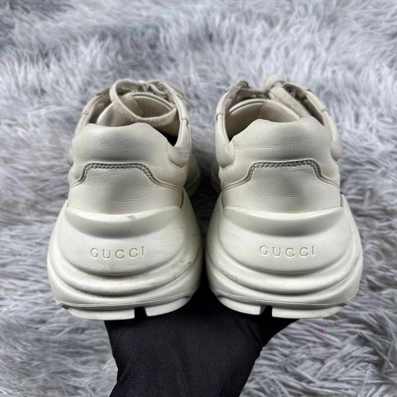 Gucci Gucci Rhyton Leather Casual Sneakers for Men 0079 Size US 9.5 / EU 42-43 - 3 Thumbnail