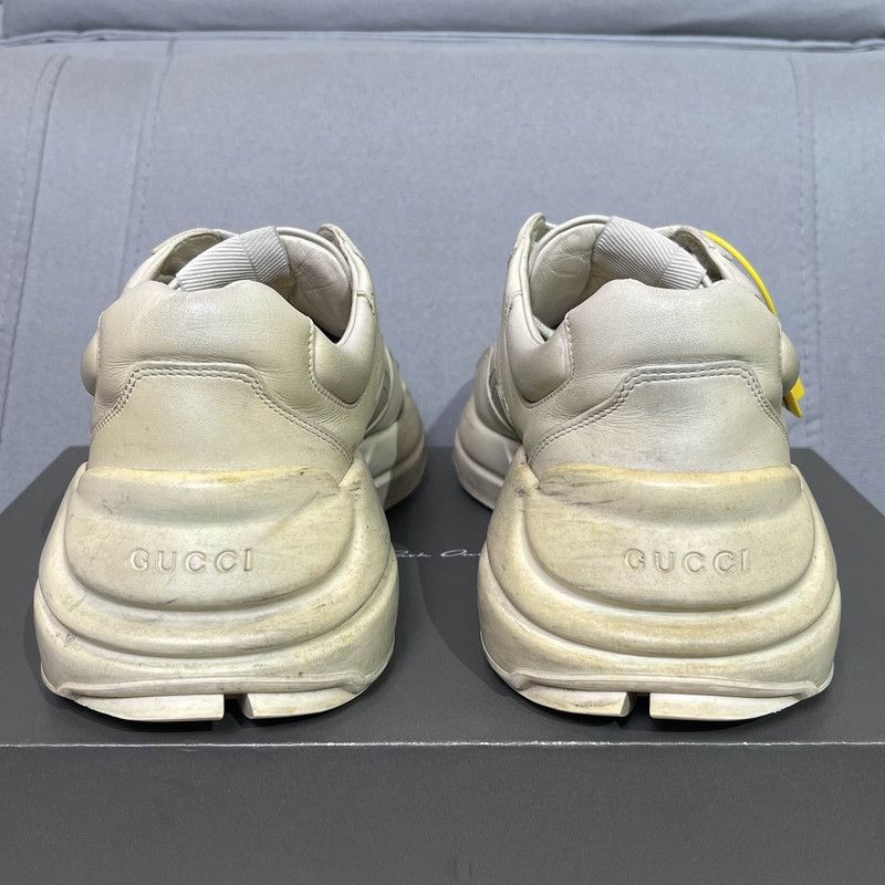 Gucci Gucci Rhyton Leather Lip Print Sneakers 0079 Size US 7.5 / EU 40-41 - 3 Thumbnail