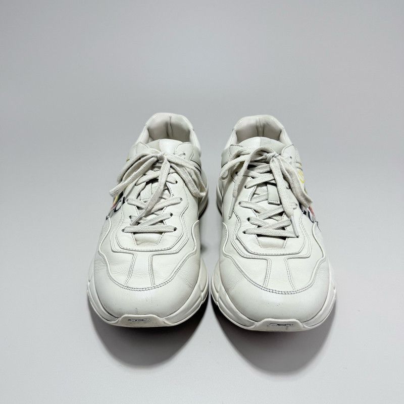 Gucci Gucci Rhyton Double G Logo Dad Sneakers for Men 0079 Size US 10.5 / EU 43-44 - 2 Thumbnail