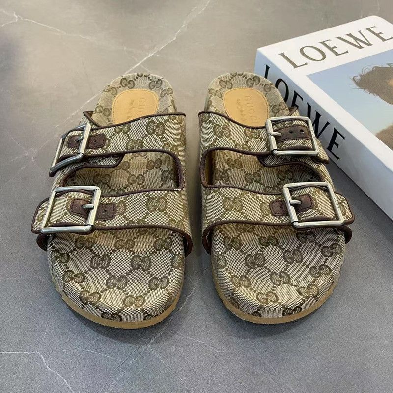 Gucci Gucci Double G Logo Buckle Slide Sandals 0079 Size US 7.5 / EU 40-41 - 2 Thumbnail