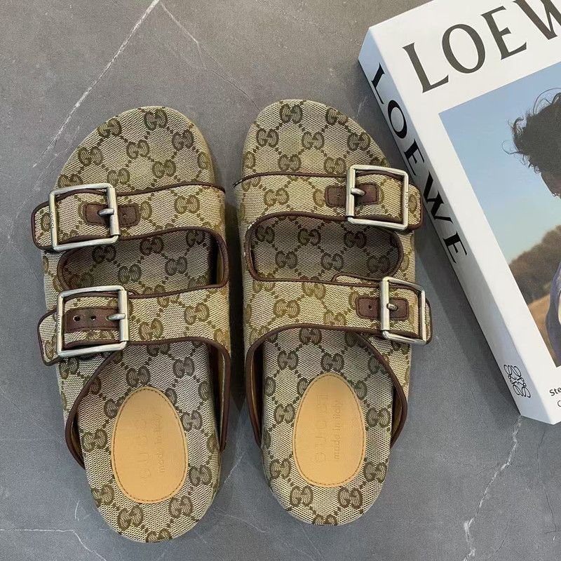 Gucci Gucci Double G Logo Buckle Slide Sandals 0079 Size US 7.5 / EU 40-41 - 6 Thumbnail