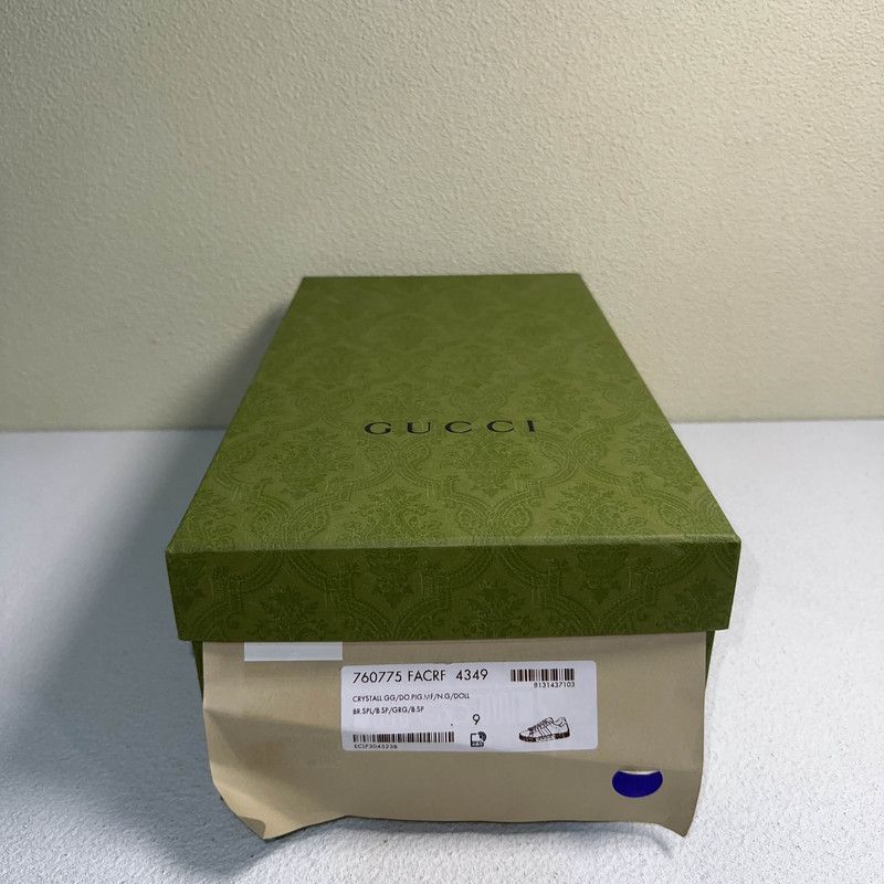 Gucci Gucci Ace Leather Sneakers in Blue 0079 Size US 9.5 / EU 42-43 - 6 Thumbnail