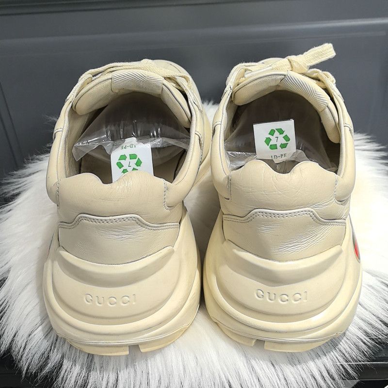 Gucci Gucci Rhyton Logo Low-Top Dad Sneakers 0079 Size US 10.5 / EU 43-44 - 3 Thumbnail
