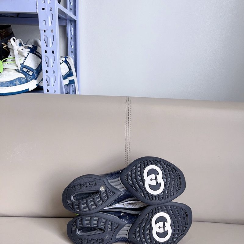 Gucci Gucci RUN Knit Fashion Sneakers for Men 0079 Size US 10.5 / EU 43-44 - 7 Thumbnail