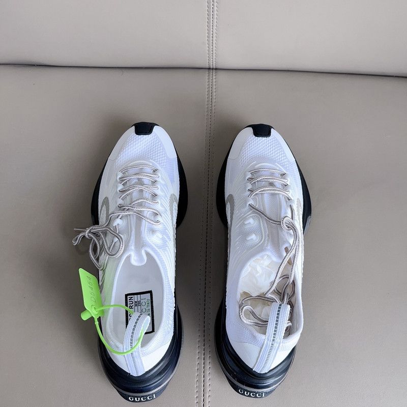 Gucci Gucci RUN Knit Fashion Sneakers for Men 0079 Size US 10.5 / EU 43-44 - 4 Thumbnail