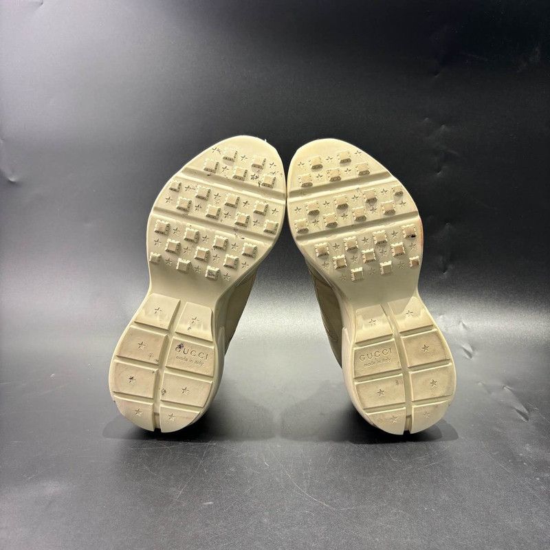 Gucci Gucci Rhyton Leather Low-Top Dad Sneakers 0079 Size US 7.5 / EU 40-41 - 4 Thumbnail