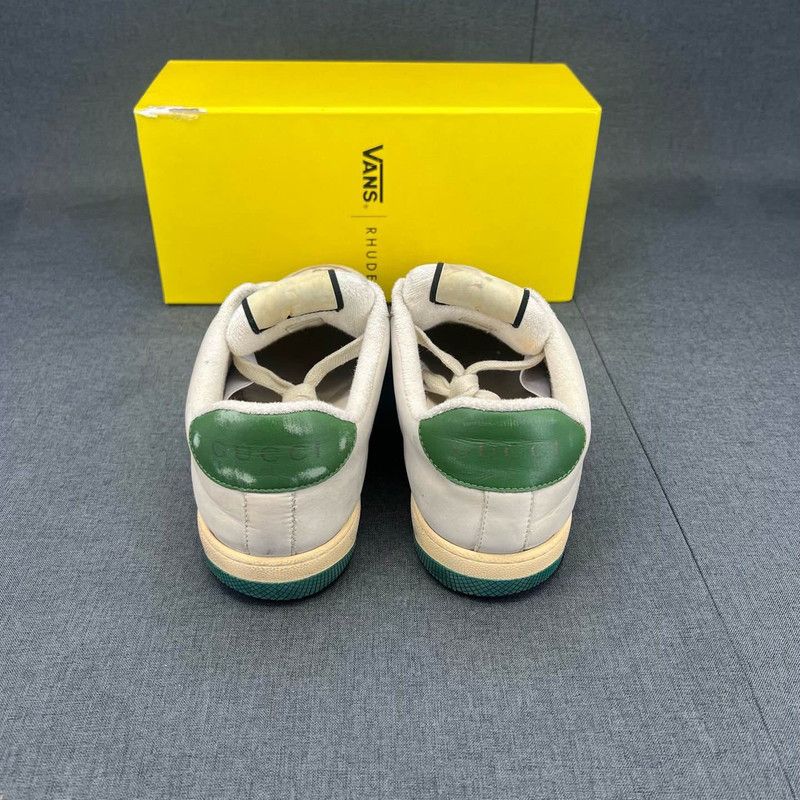 Gucci Gucci Screener Low-Top Leather Sneakers for Men 0079 Size US 9.5 / EU 42-43 - 3 Thumbnail