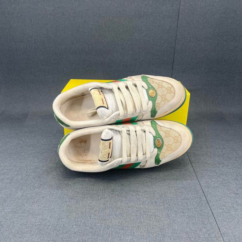 Gucci Gucci Screener Low-Top Leather Sneakers for Men 0079 Size US 9.5 / EU 42-43 - 8 Thumbnail