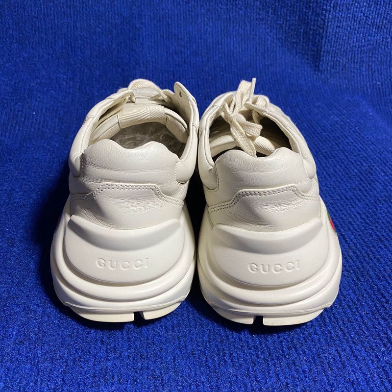 Gucci Gucci Rhyton Logo Low-Top Sneakers for Men 0079 Size US 8 / EU 41 - 3 Thumbnail