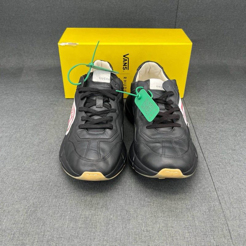 Gucci GUCCI Rhyton Colorblock Low Top Casual Sneakers 0079 Size US 11 / EU 44 - 2 Thumbnail