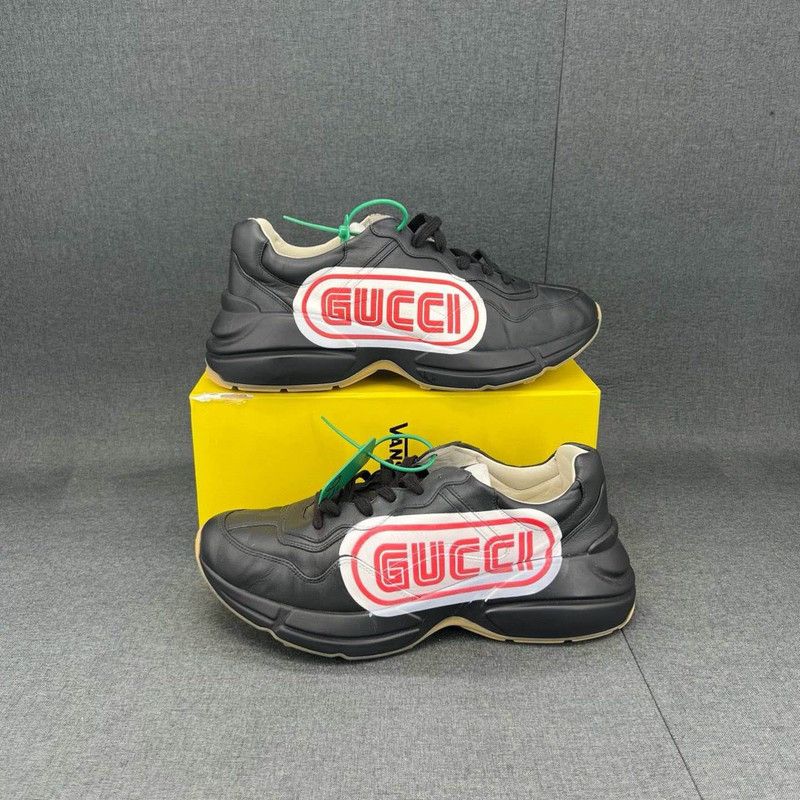 Gucci GUCCI Rhyton Colorblock Low Top Casual Sneakers 0079 Size US 11 / EU 44 - 7 Thumbnail