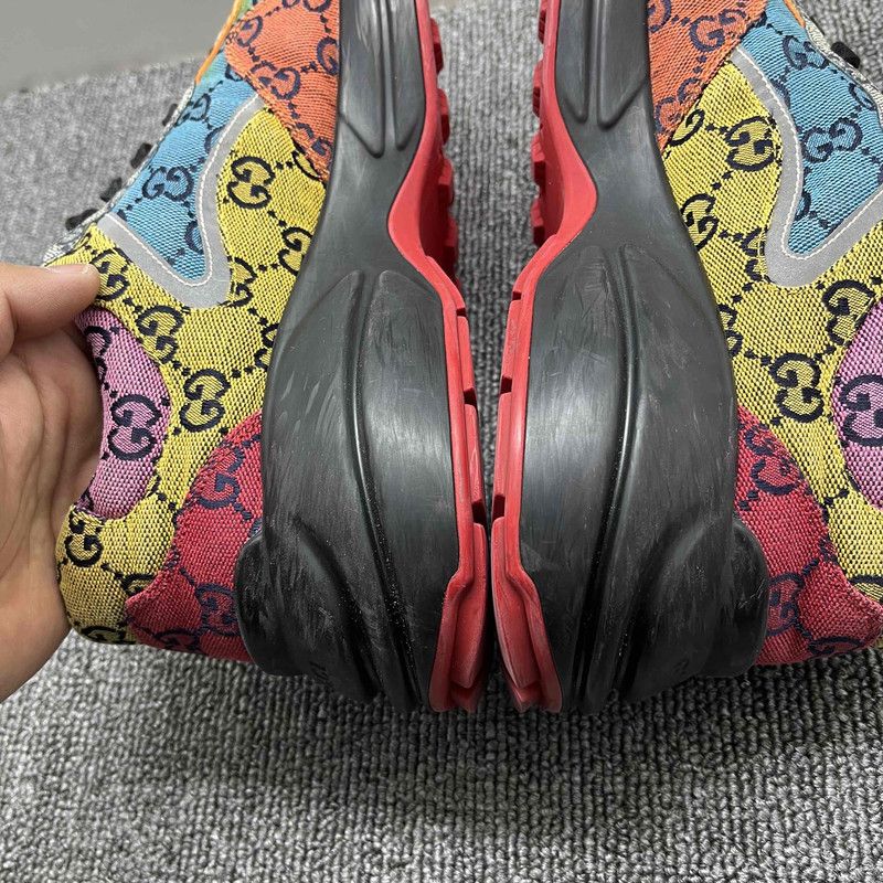 Gucci Gucci Rhyton Multicolour Canvas Low-top Sneakers 0079 Size US 9.5 / EU 42-43 - 6 Thumbnail