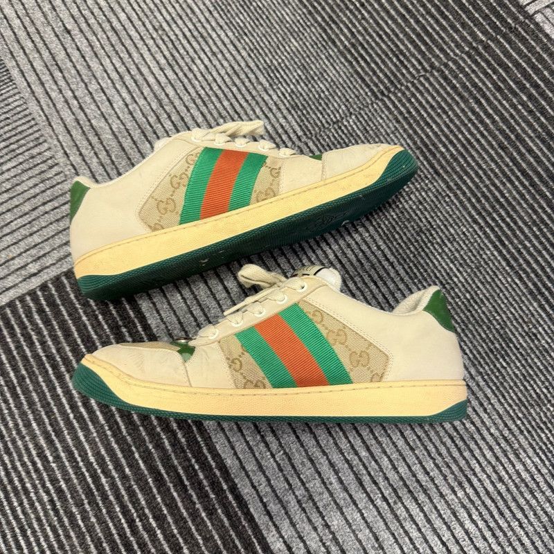 Gucci Gucci Screener Low-top Sneakers in Green 0079 Size US 9.5 / EU 42-43 - 2 Thumbnail