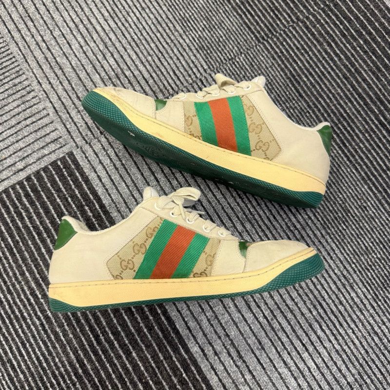 Gucci Gucci Screener Low-top Sneakers in Green 0079 Size US 9.5 / EU 42-43 - 3 Thumbnail